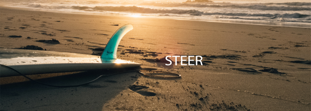 surf rudder steer